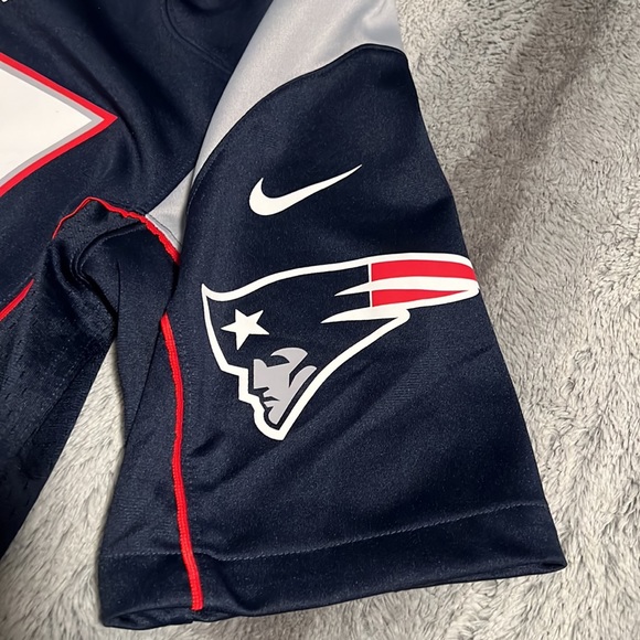 New England Patriots #87 “Gronk” Rob Gronkowski NFL Home On Field Nike Jersey - Picture 7 of 11